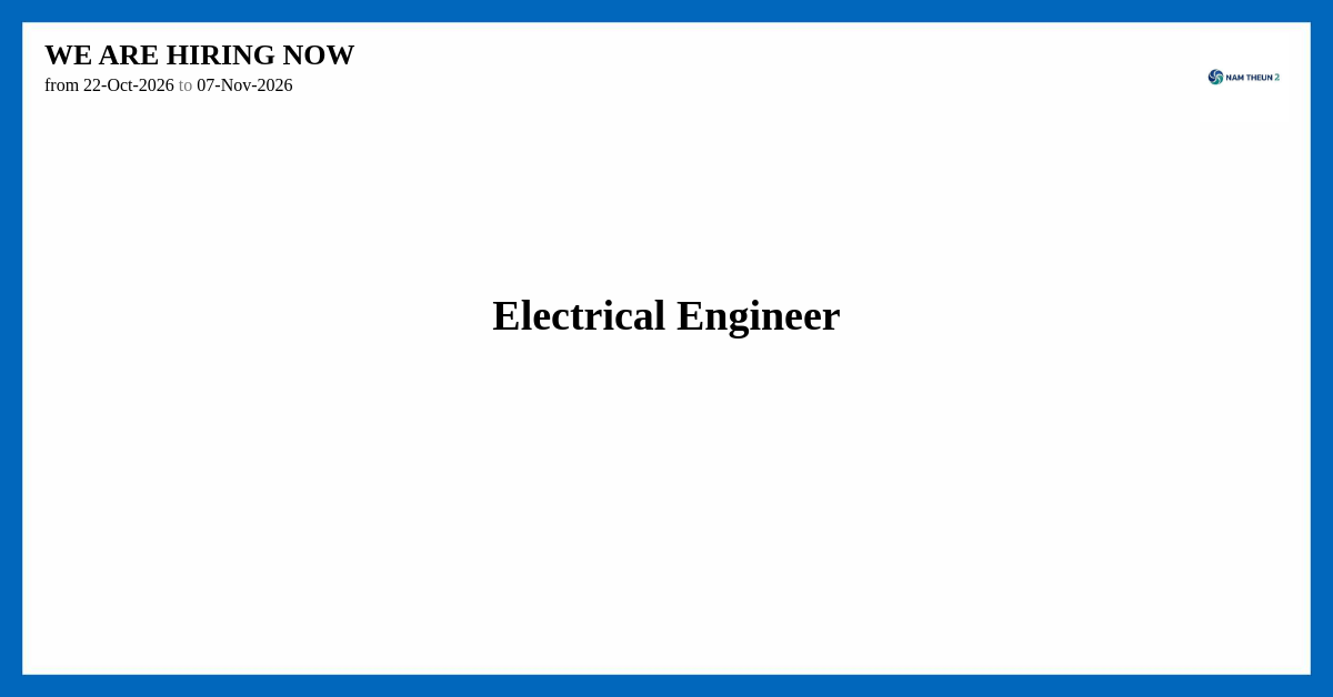 Electrical Engineer